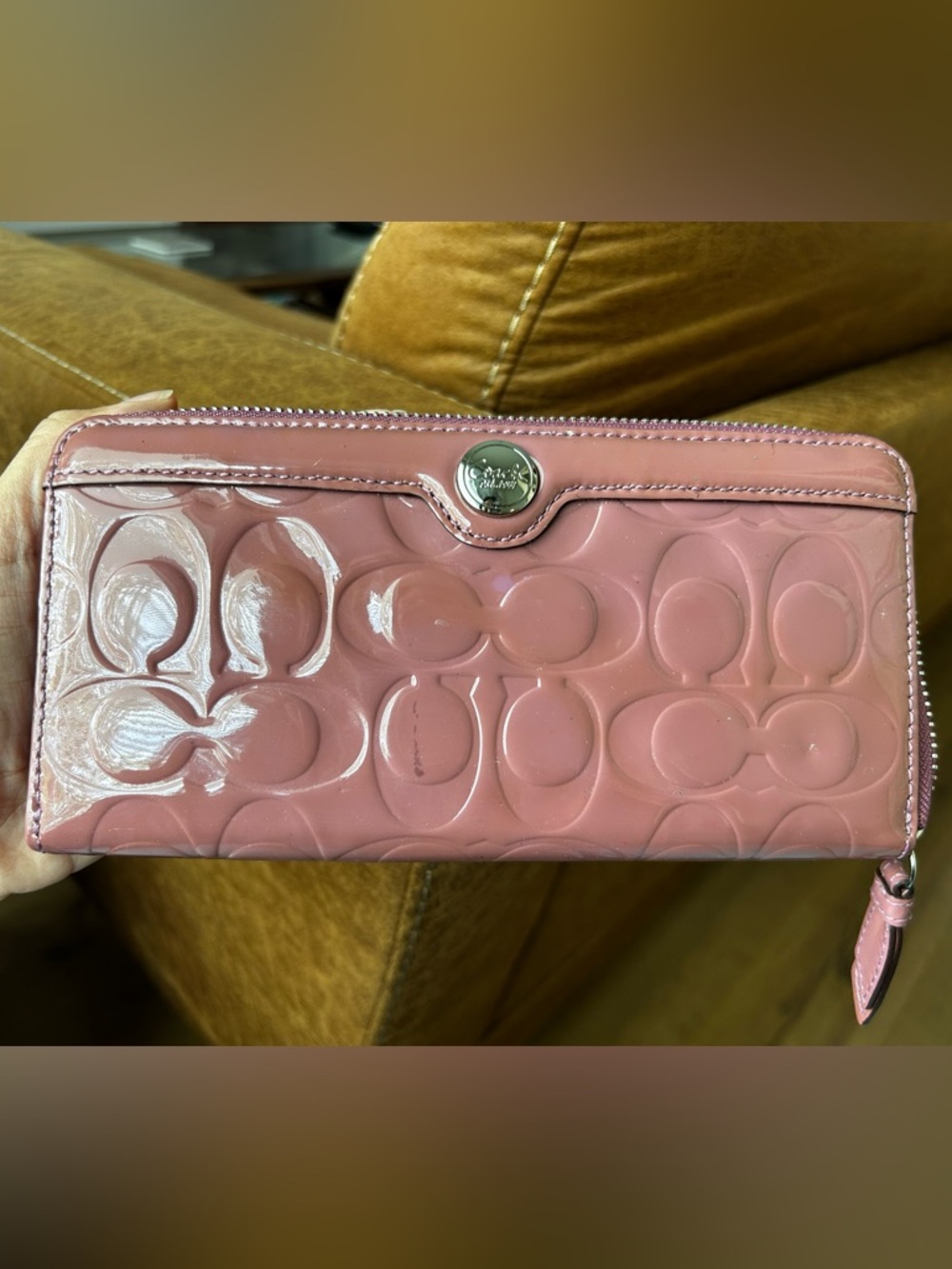 Y2K Rose Coach Wallet
